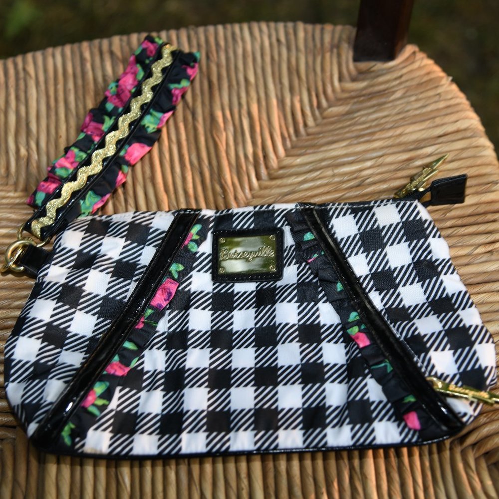 Betsey Johnson Betseyville Wristlet Purse, New